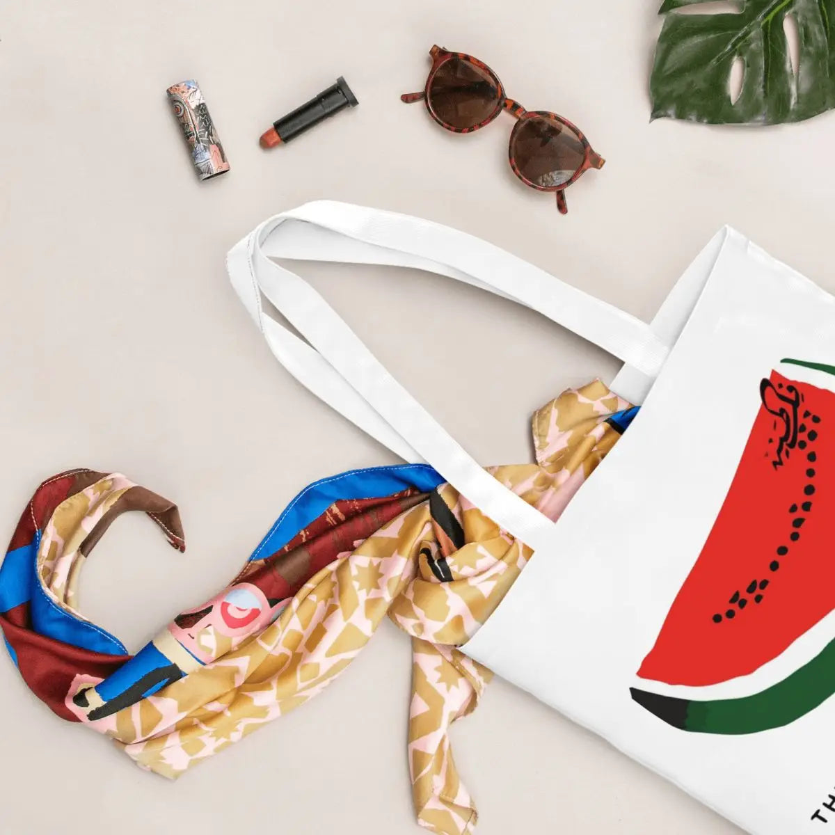 This Is Not A Watermelon" Tote Bag