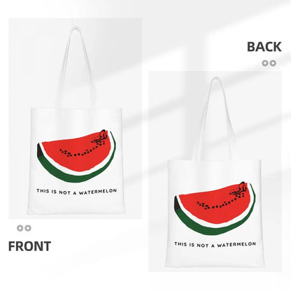 This Is Not A Watermelon" Tote Bag