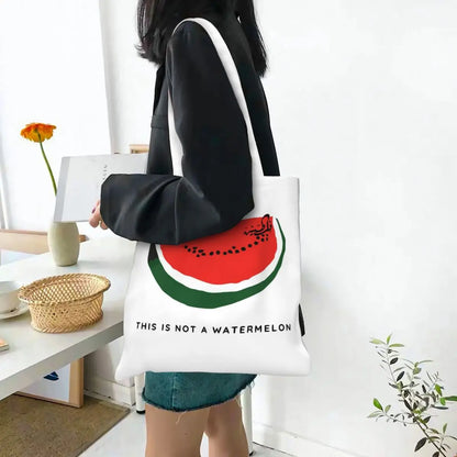 This Is Not A Watermelon" Tote Bag