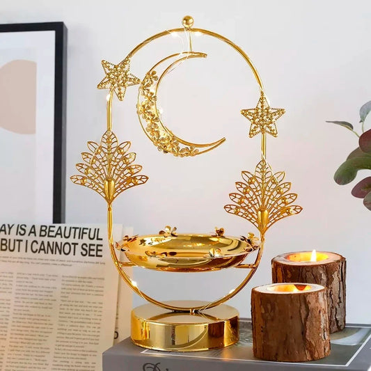 Golden Islamic Light Tray